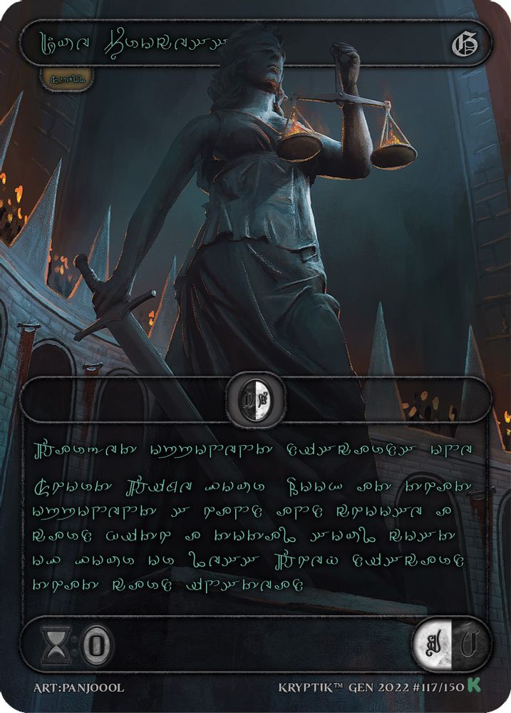Due Process (Green Kryptik Language), Standard, front