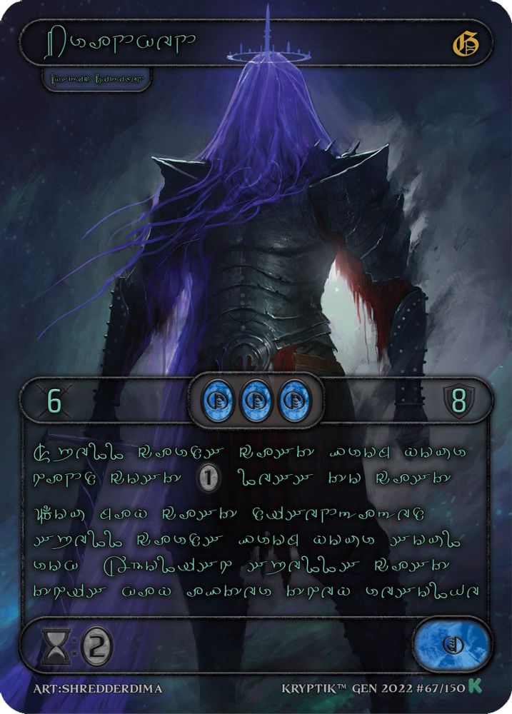 Branwen (Green Kryptik Language), Standard, front