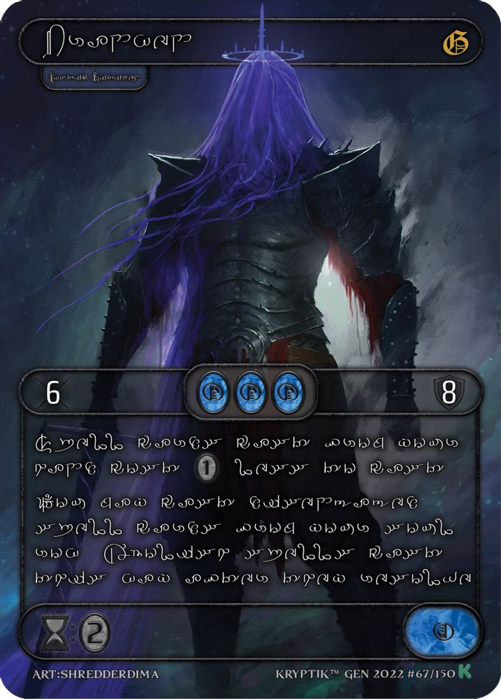 Branwen (Silver Kryptik Language), Standard, front