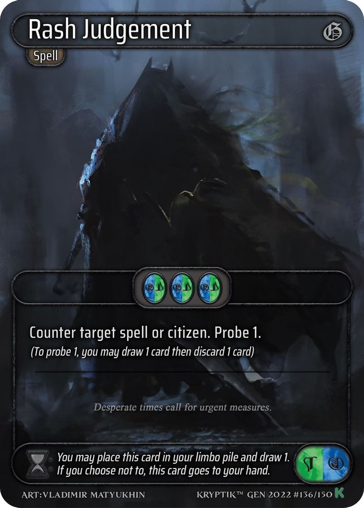 Rash Judgment, Standard, front