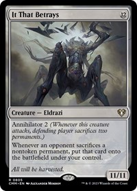 It That Betrays, Commander Masters