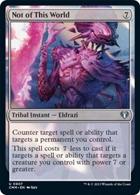 Not of This World, Commander Masters