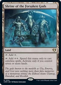 Shrine of the Forsaken Gods, Commander Masters