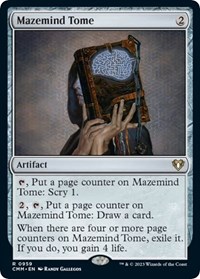 Mazemind Tome, Commander Masters