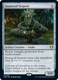 Stonecoil Serpent, Commander Masters