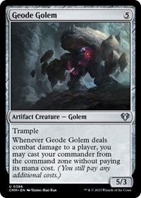Geode Golem, Commander Masters