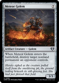 Meteor Golem, Commander Masters