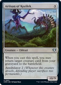 Artisan of Kozilek, Commander Masters