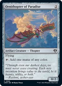 Ornithopter of Paradise, Commander Masters