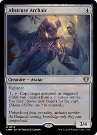 Abstruse Archaic, Commander Masters