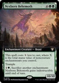 Nyxborn Behemoth (Extended Art), Commander Masters
