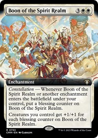 Boon of the Spirit Realm (Extended Art), Commander Masters