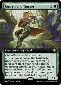Composer of Spring (Extended Art), Commander Masters