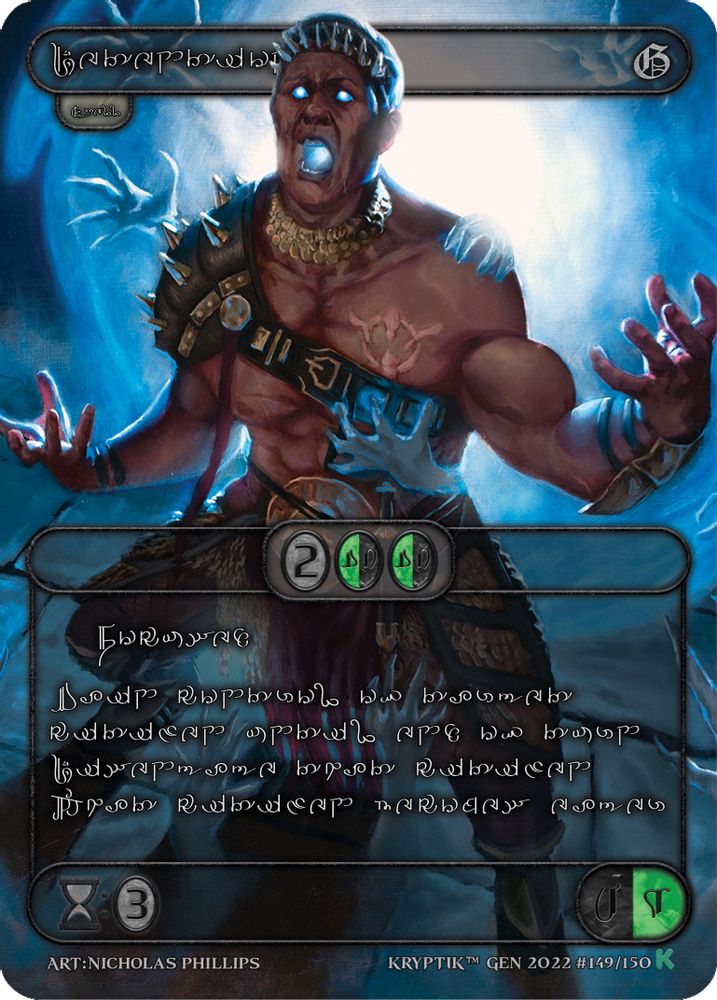 Detention (Silver Kryptik Language), Standard, front
