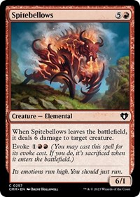 Spitebellows, Commander Masters