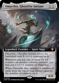 Omarthis, Ghostfire Initiate (Extended Art), Commander Masters