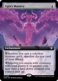 Ugin's Mastery (Extended Art), Commander Masters