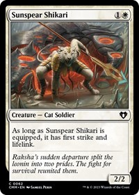 Sunspear Shikari, Commander Masters