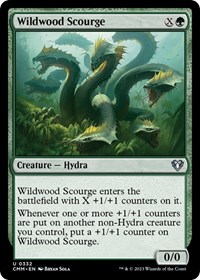 Wildwood Scourge, Commander Masters