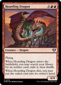 Hoarding Dragon, Commander Masters