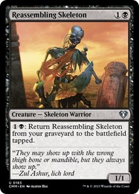Reassembling Skeleton, Commander Masters