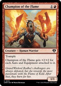 Champion of the Flame, Commander Masters