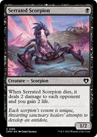 Serrated Scorpion, Commander Masters