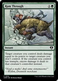 Ram Through, Commander Masters
