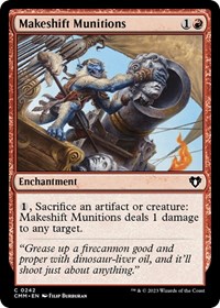 Makeshift Munitions, Commander Masters