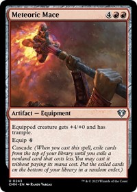 Meteoric Mace, Commander Masters