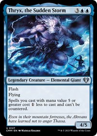 Thryx, the Sudden Storm, Commander Masters