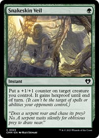 Snakeskin Veil, Commander Masters