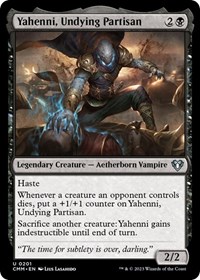 Yahenni, Undying Partisan, Commander Masters