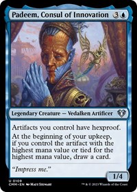 Padeem, Consul of Innovation, Commander Masters