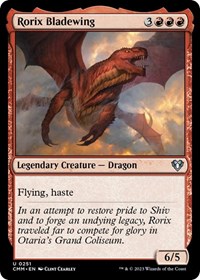 Rorix Bladewing, Commander Masters