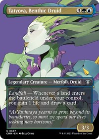 Tatyova, Benthic Druid (Borderless), Commander Masters