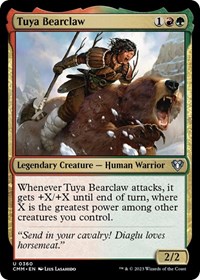 Tuya Bearclaw, Commander Masters