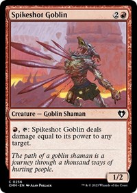 Spikeshot Goblin, Commander Masters