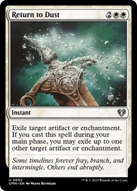 Return to Dust, Commander Masters