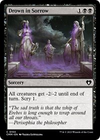 Drown in Sorrow, Commander Masters