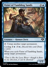 Vizier of Tumbling Sands, Commander Masters
