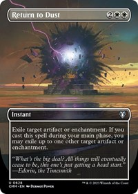 Return to Dust (Borderless), Commander Masters