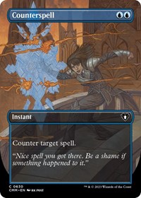 Counterspell (Borderless), Commander Masters