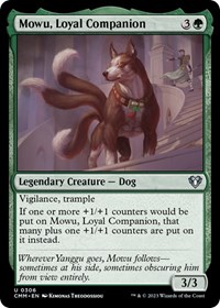Mowu, Loyal Companion, Commander Masters