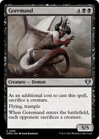 Goremand, Commander Masters