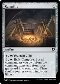 Campfire, Commander Masters