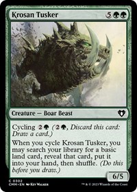 Krosan Tusker, Commander Masters