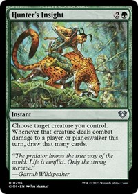 Hunter's Insight, Commander Masters
