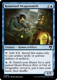Renowned Weaponsmith, Commander Masters
