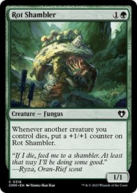 Rot Shambler, Commander Masters